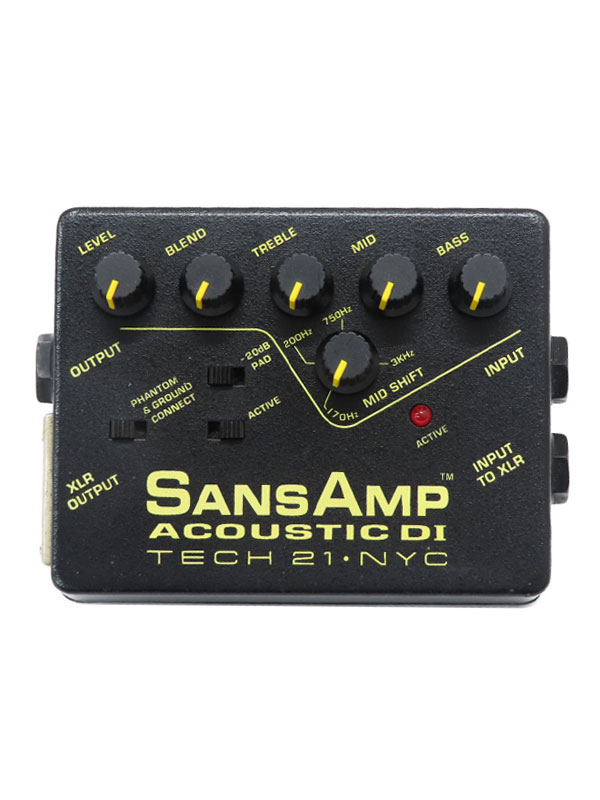 楽天市場】【TECH21】テック21『アコギ用プリアンプ』SANSAMP ACOUSTIC