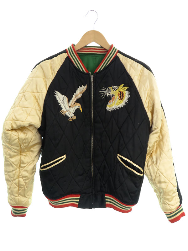 楽天市場】『シルバーストーン スカジャン 虎 地図 キルティング