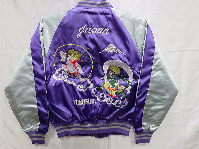 楽天市場】スカジャン 風神雷神刺繍 日本製本格刺繍 2L : takafuku