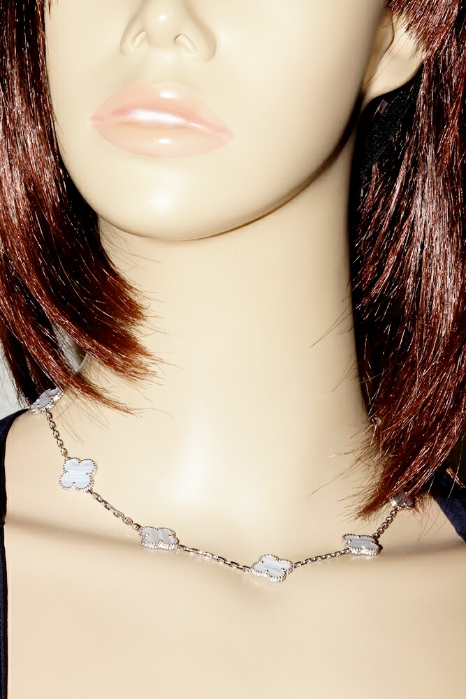 楽天市場】ヴァンクリーフ＆アーペル ペンダントネックレス K18WG