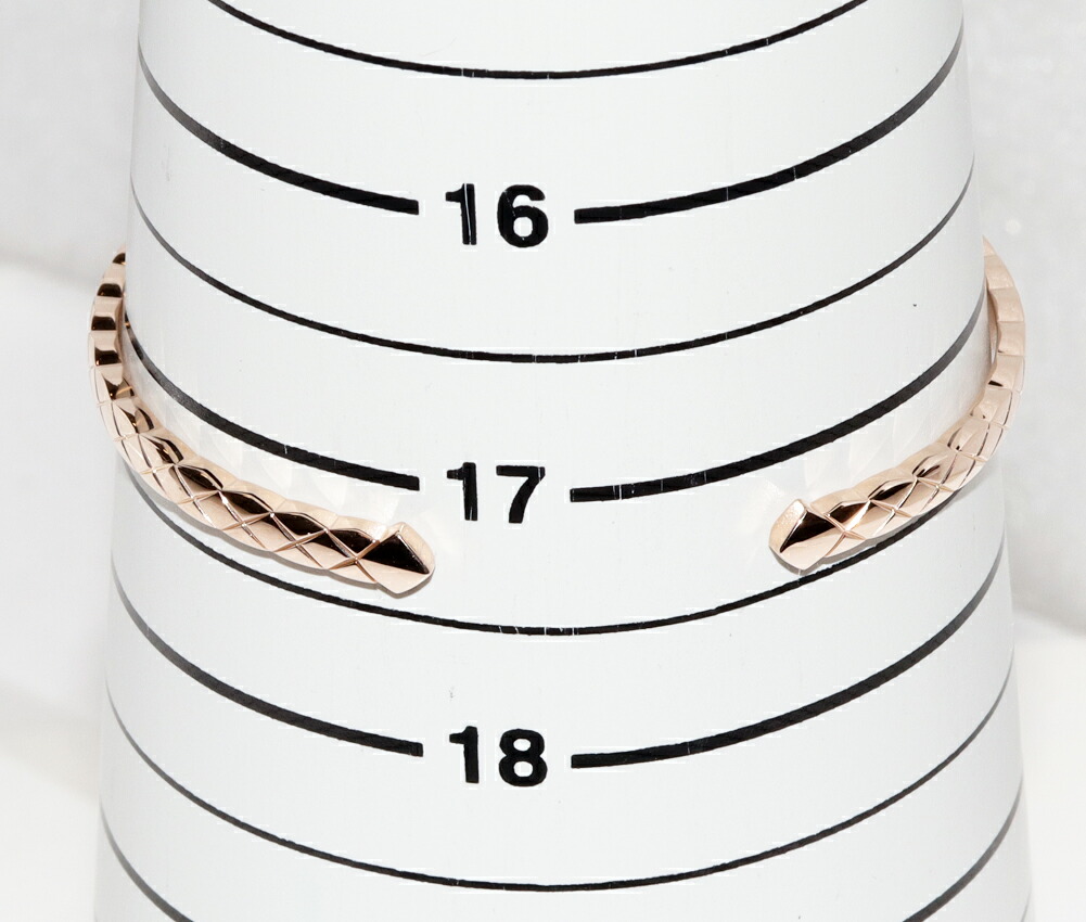 楽天市場】シャネル バングル ブレスレット K18PG ココクラッシュ