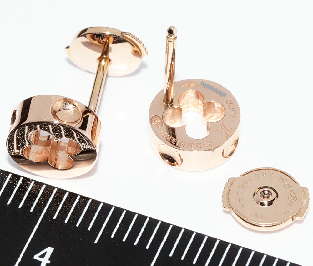 楽天市場】ルイヴィトン ピアス K18PG ピュス アンプラント ピアス