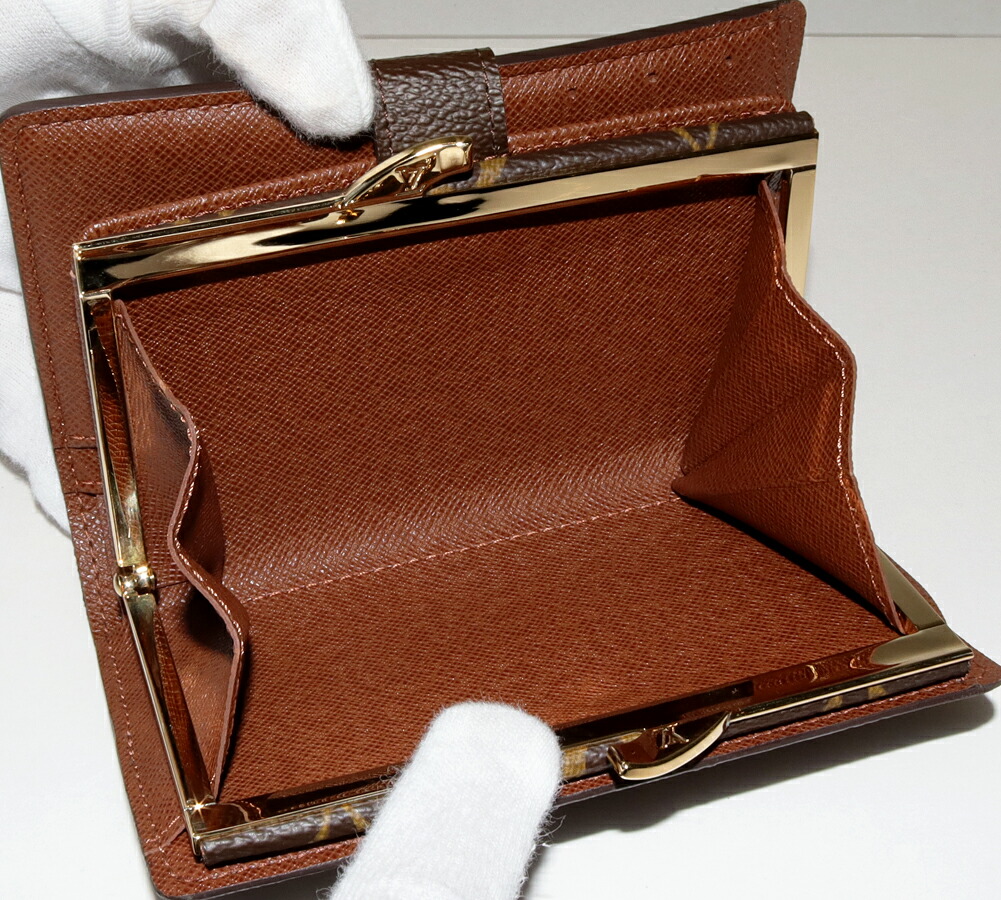 楽天市場】ルイヴィトン 二つ折りがま口財布(小銭入れあり) モノグラム
