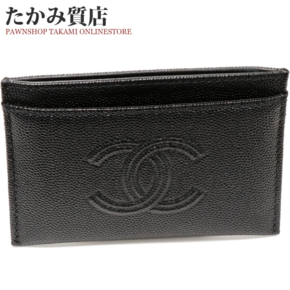楽天市場】シャネル カードケース パスケース ココマーク キャビア