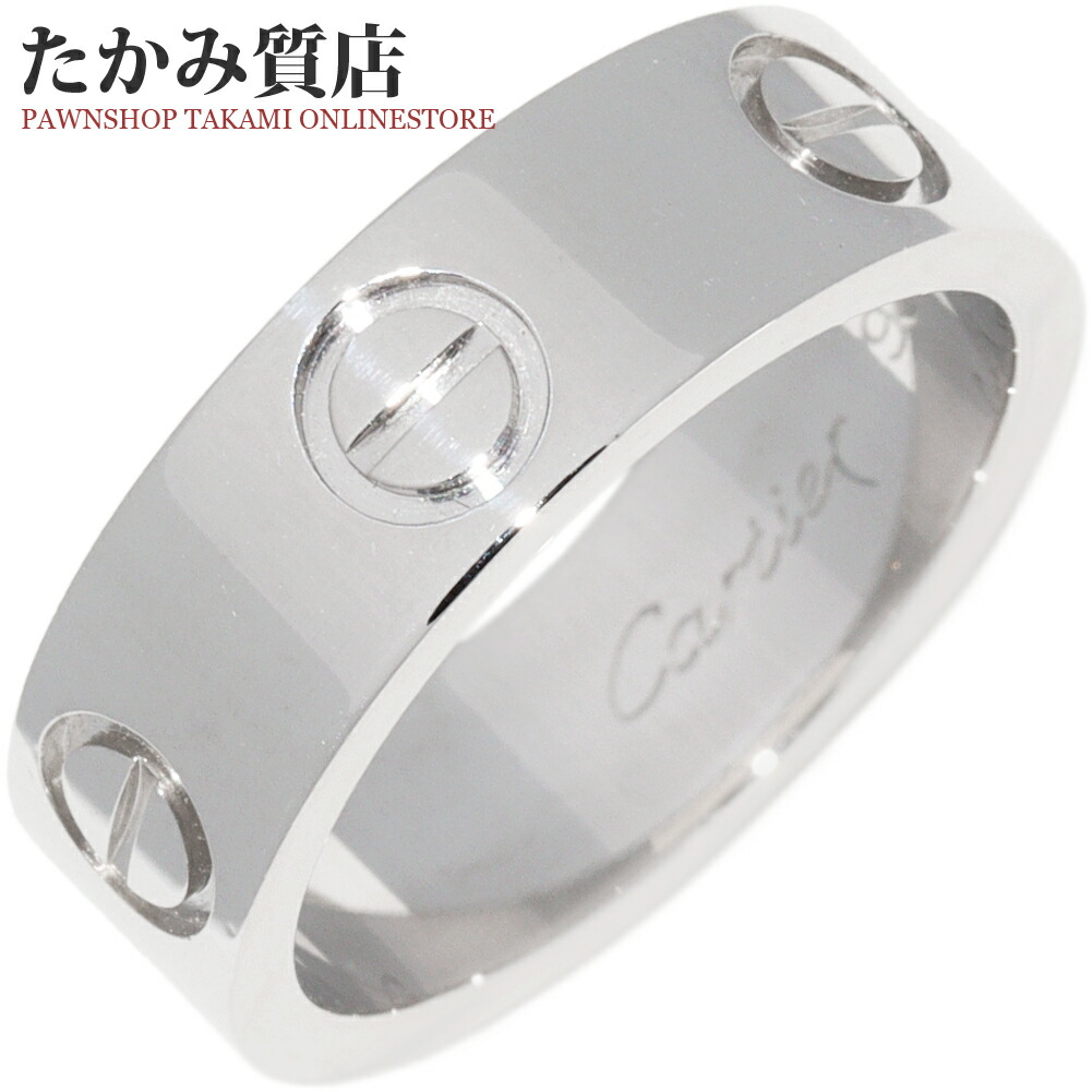 楽天市場】カルティエ 指輪 Pt950 ラブリング 幅5.5ミリ B40849 #48(約