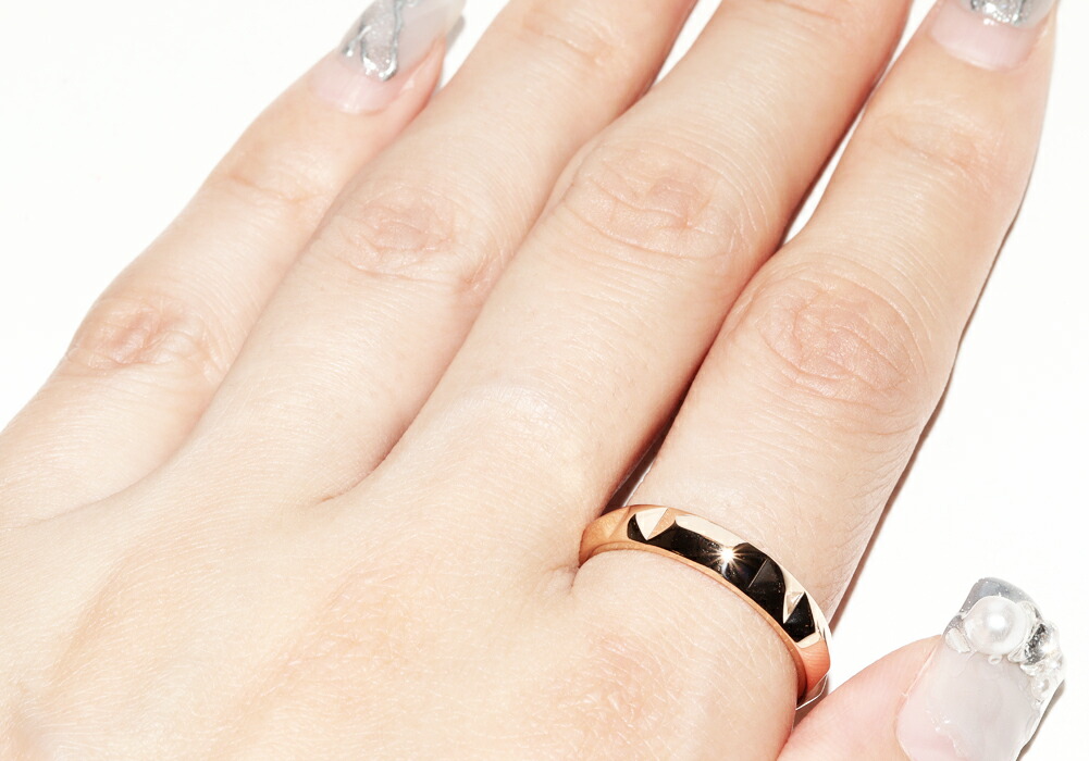 楽天市場】ティファニー 指輪 K18PG トゥルーバンドリング 幅4ミリ 15