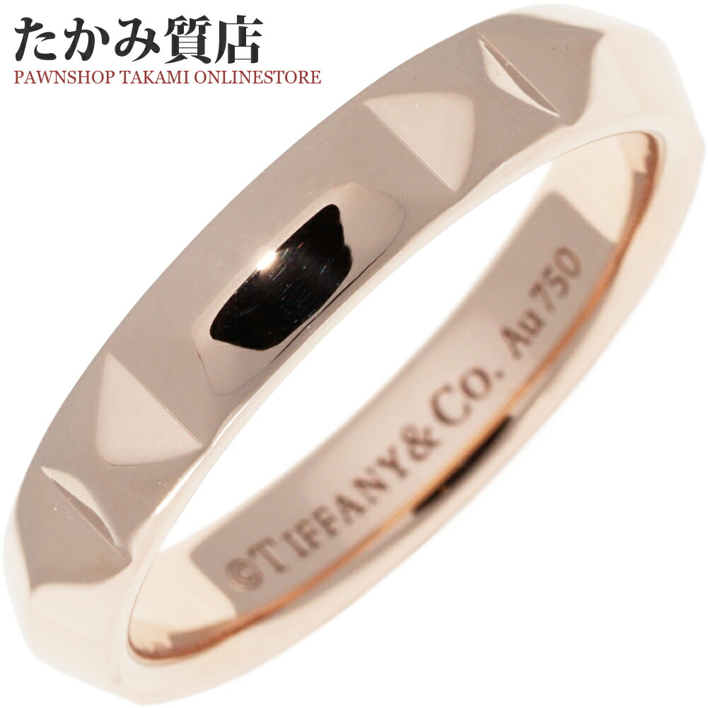 楽天市場】ティファニー 指輪 K18PG トゥルーバンドリング 幅4ミリ 15