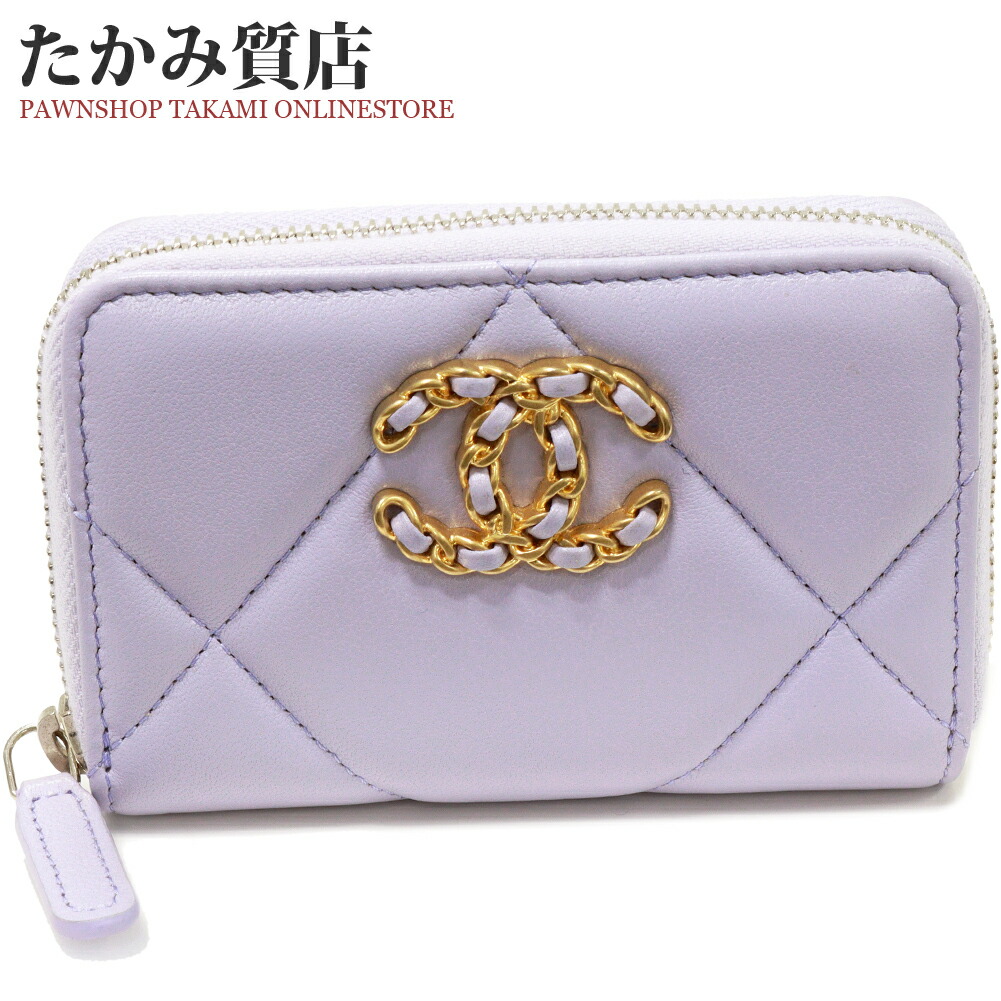 楽天市場】シャネル コインケース シャネル19 ジップコインパース
