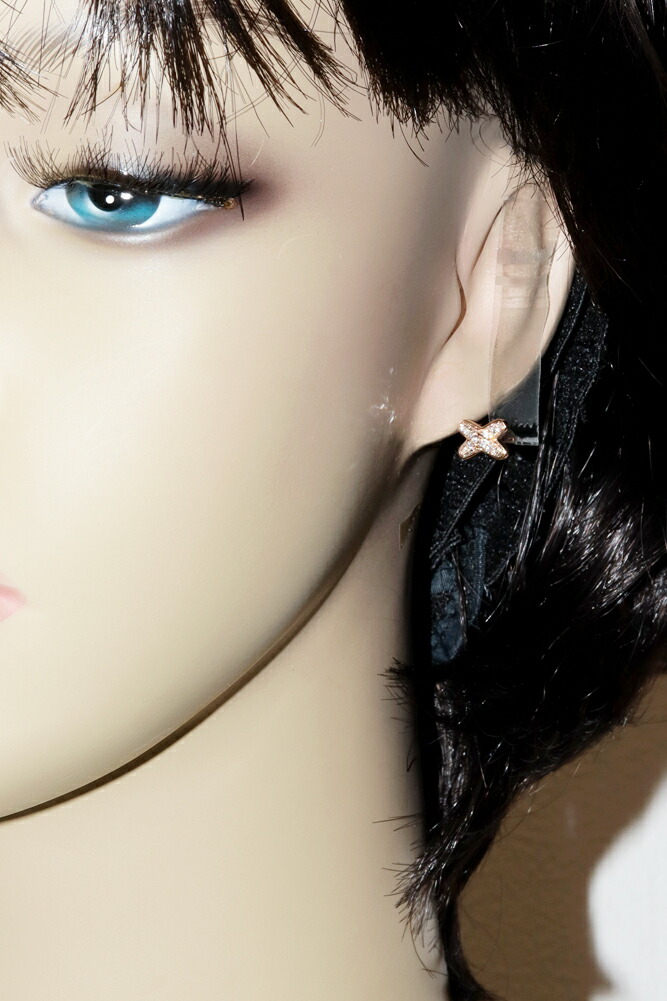 楽天市場】ショーメ ピアス K18PG ダイヤ35P(0.16ct) ジュ ドゥ リアン