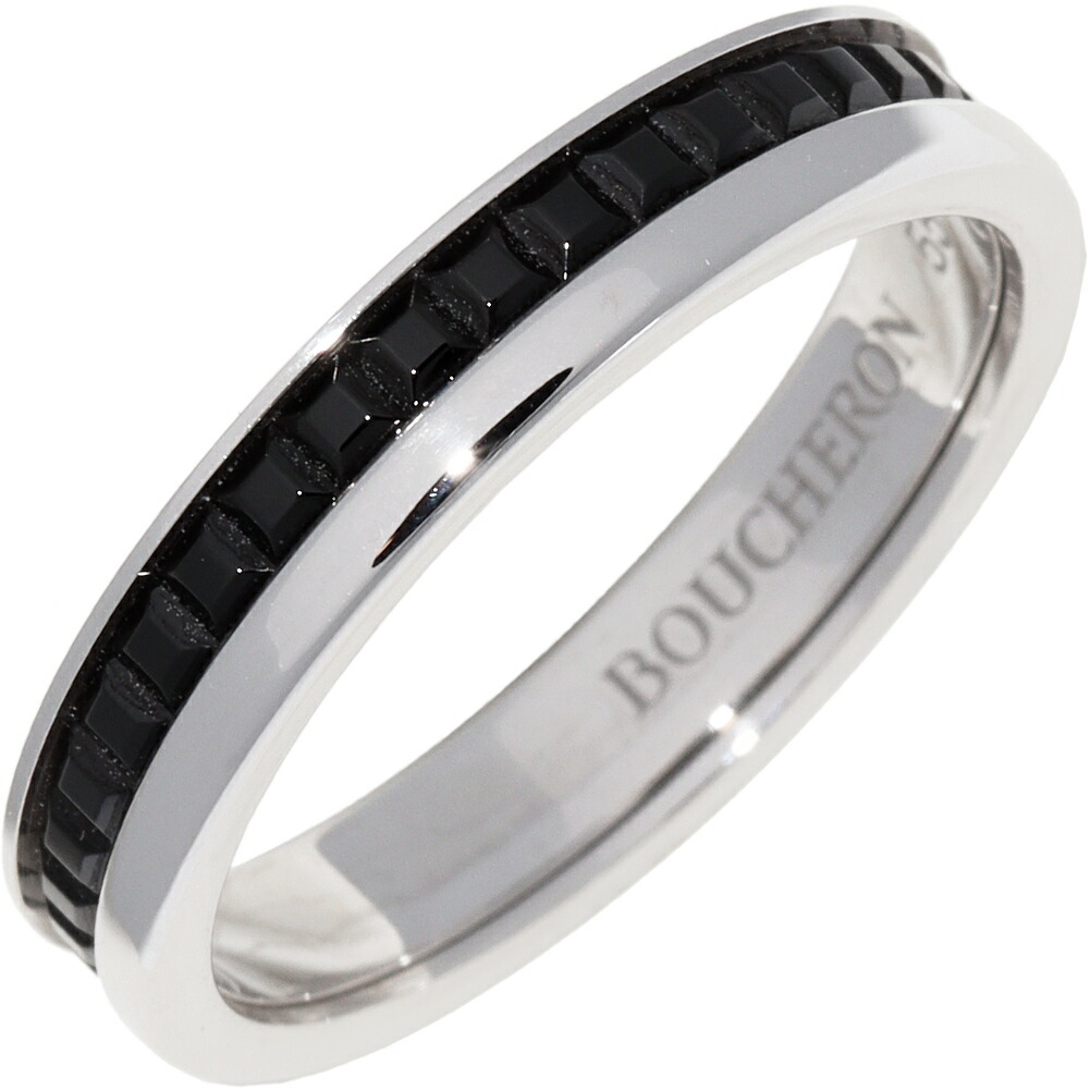 楽天市場】ブシュロン 指輪 K18WG ブラックPVD キャトル ブラック