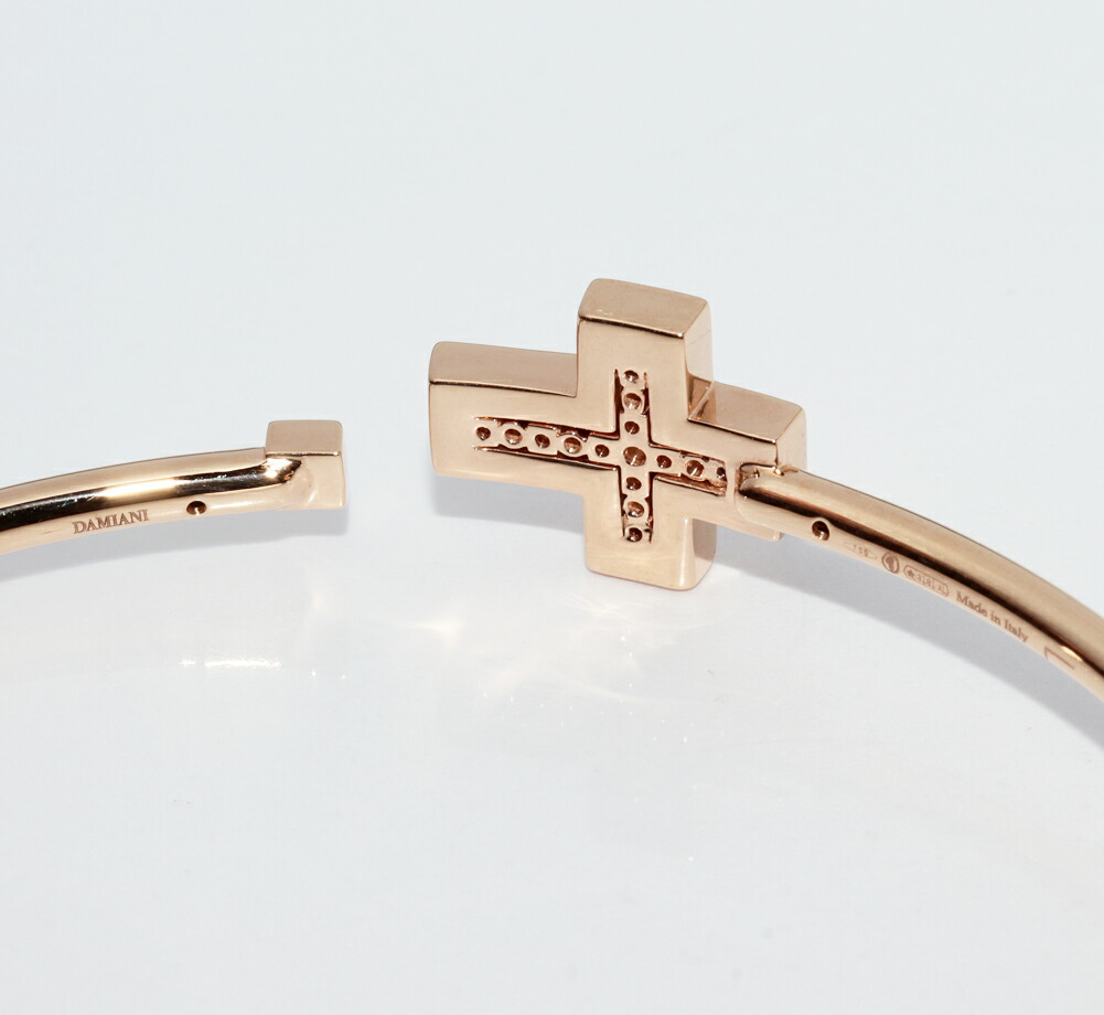 楽天市場】ダミアーニ ブレスレット バングル K18PG ダイヤ0.18ct ベル