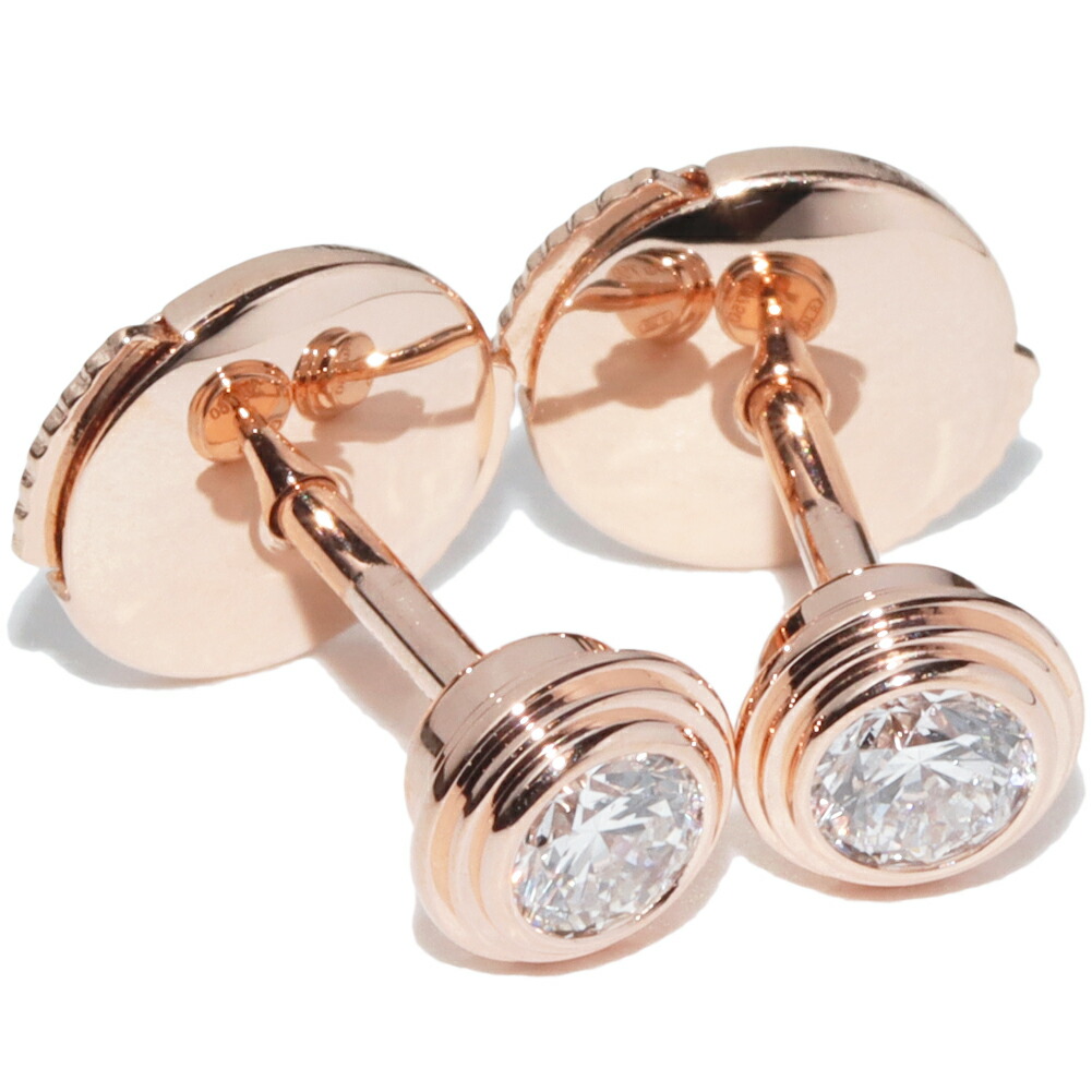 楽天市場】カルティエ ピアス K18PG ダイヤ2P(0.26ct) ダムールピアス