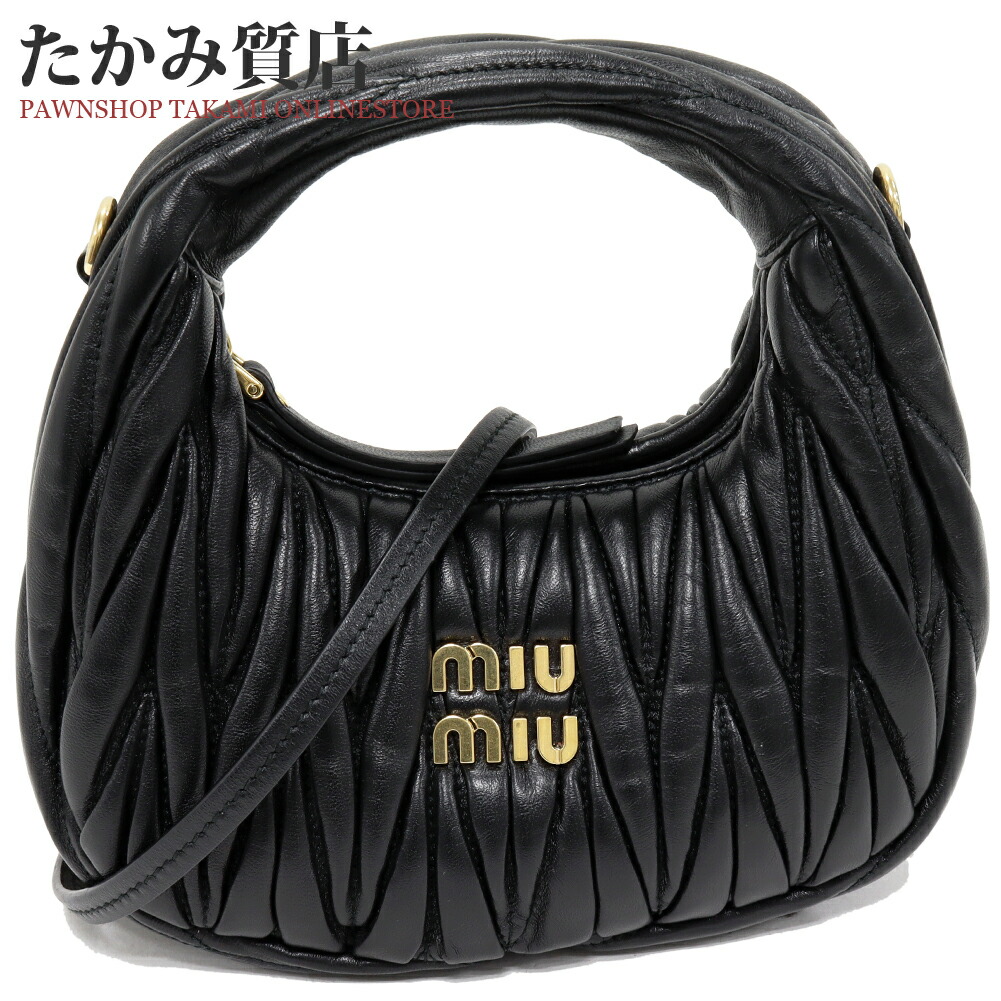 楽天市場】ミュウミュウ ハンドバッグ ショルダーバッグ ワンダー