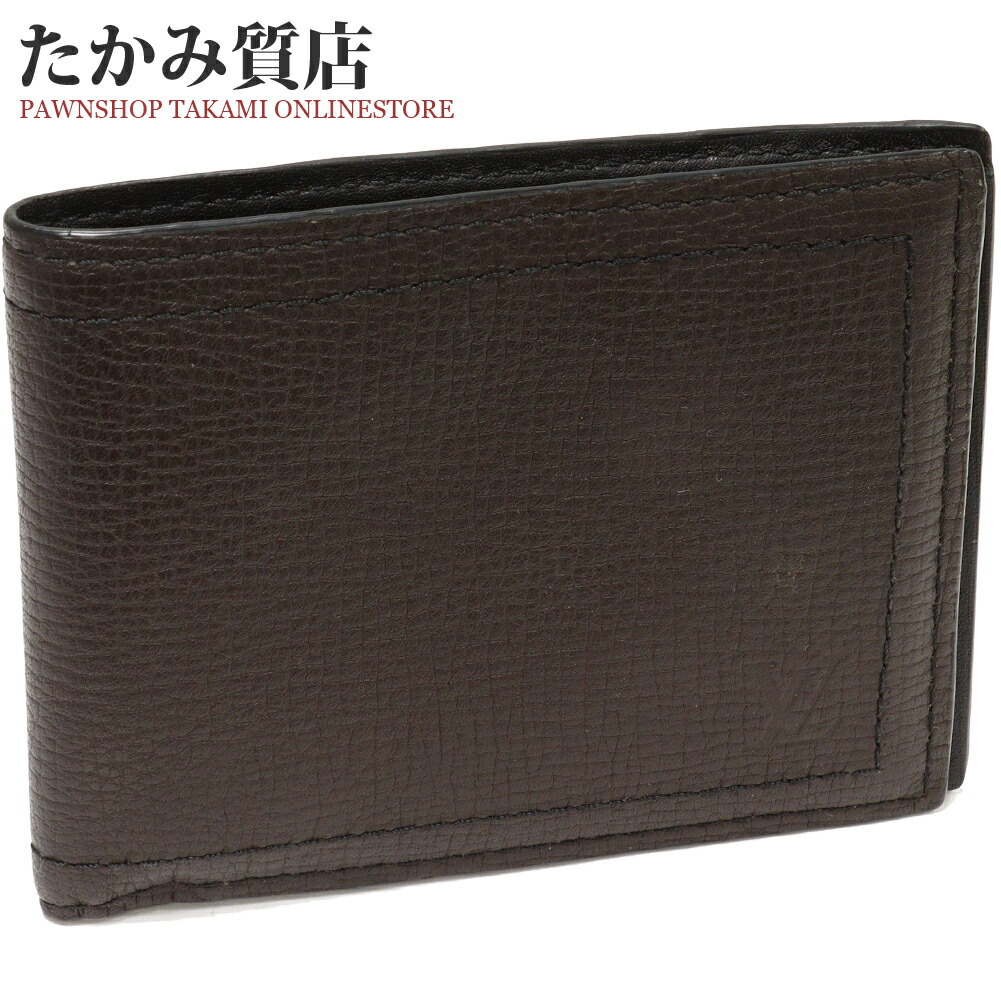 楽天市場】ルイヴィトン 二つ折り財布(小銭入れあり) ユタ マロン