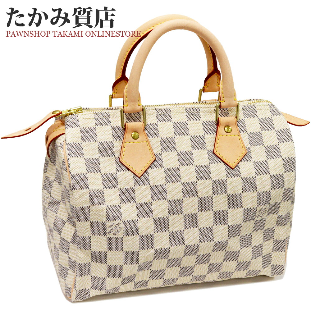 楽天市場】ルイヴィトン ハンドバッグ ダミエアズール スピーディ25