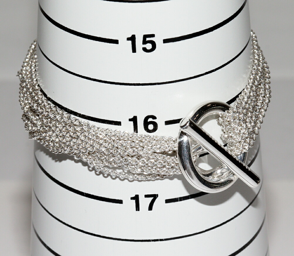 楽天市場】ティファニー ブレスレット SV オープンハート トグル