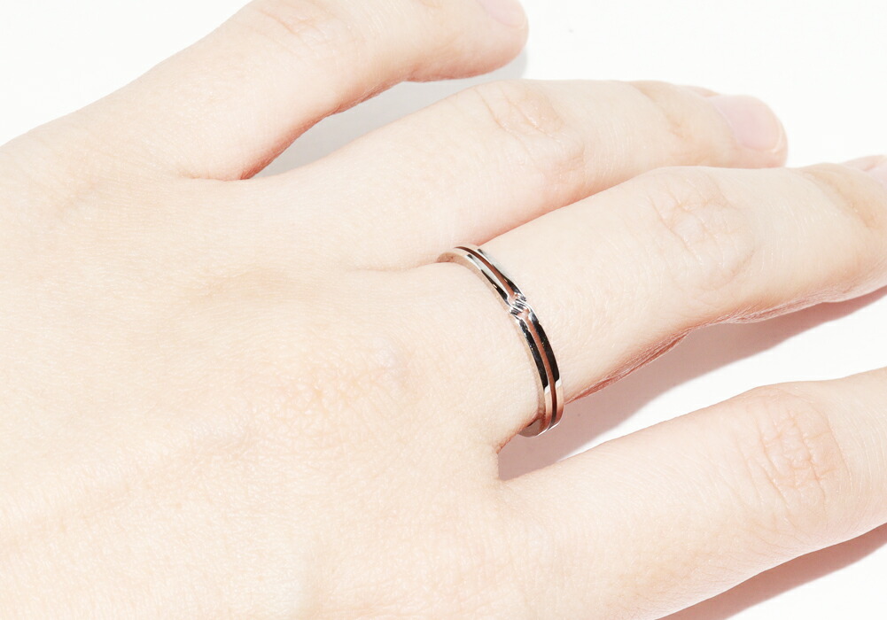 楽天市場】グッチ 指輪 K18WG インフィニティリング 幅2ミリ #16(15.5