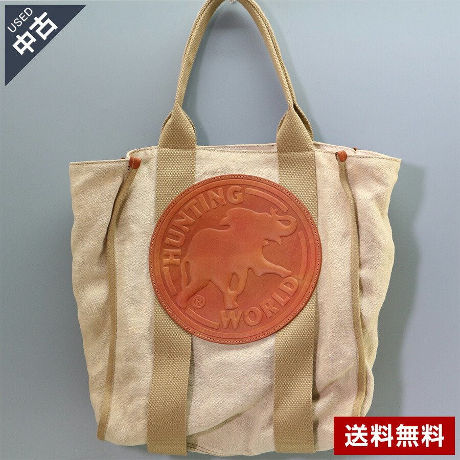 楽天市場】ハンティングワールド トートバッグ（柄ロゴ）の通販