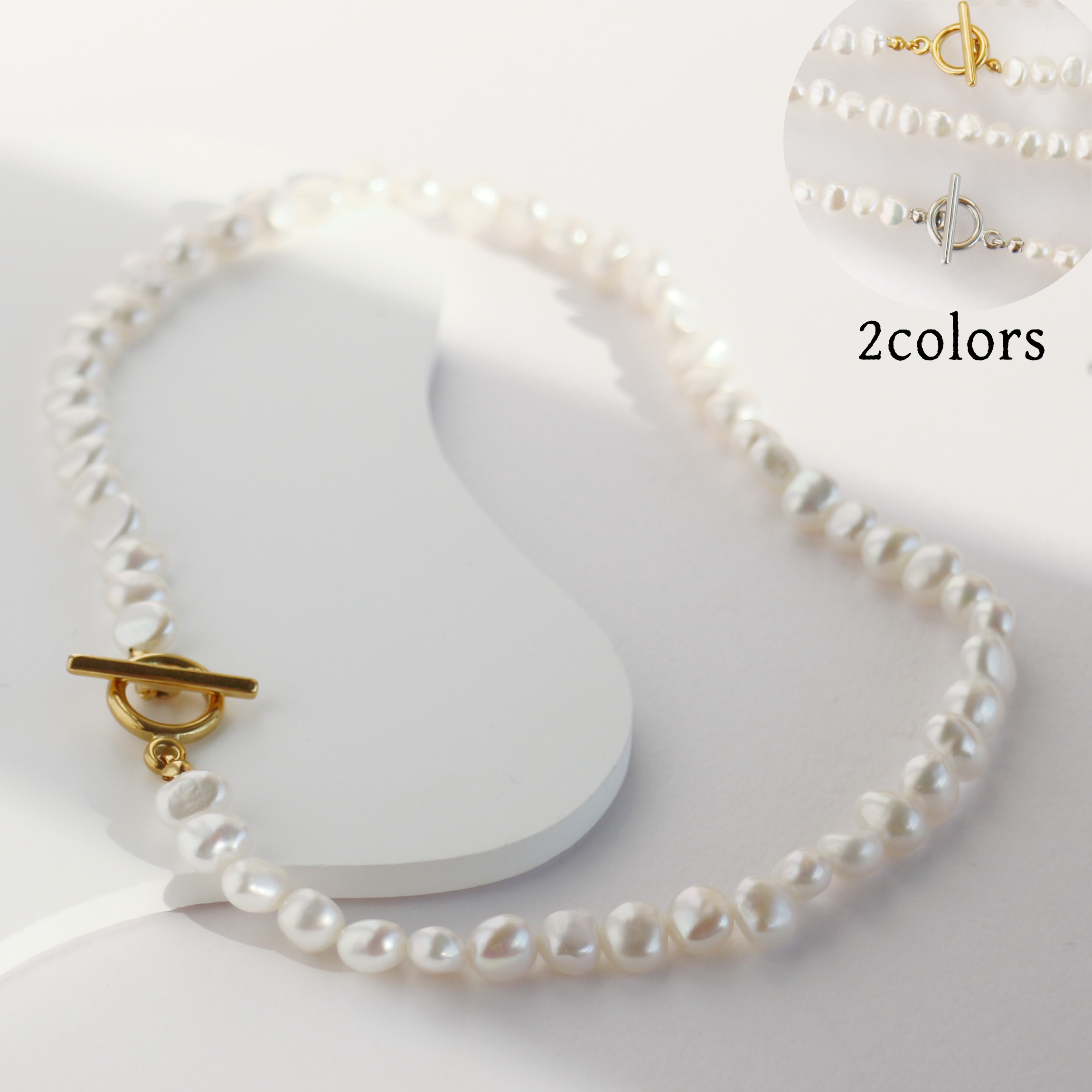 楽天市場】パール ネックレス カジュアル 淡水パール ネックレス 普段