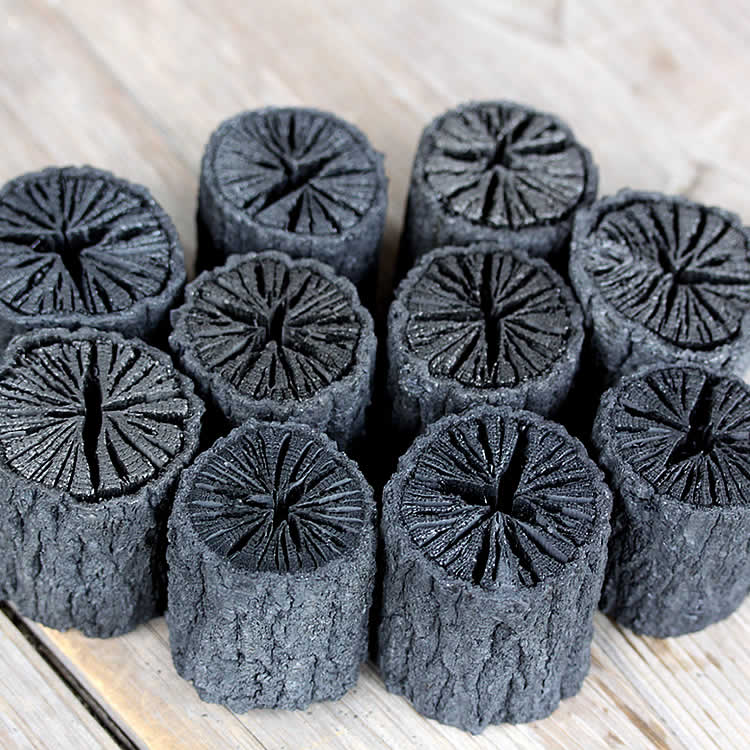 楽天市場】【国産】菊炭 10個セット木炭 炭の置物 調湿 湿度 消臭 吸着