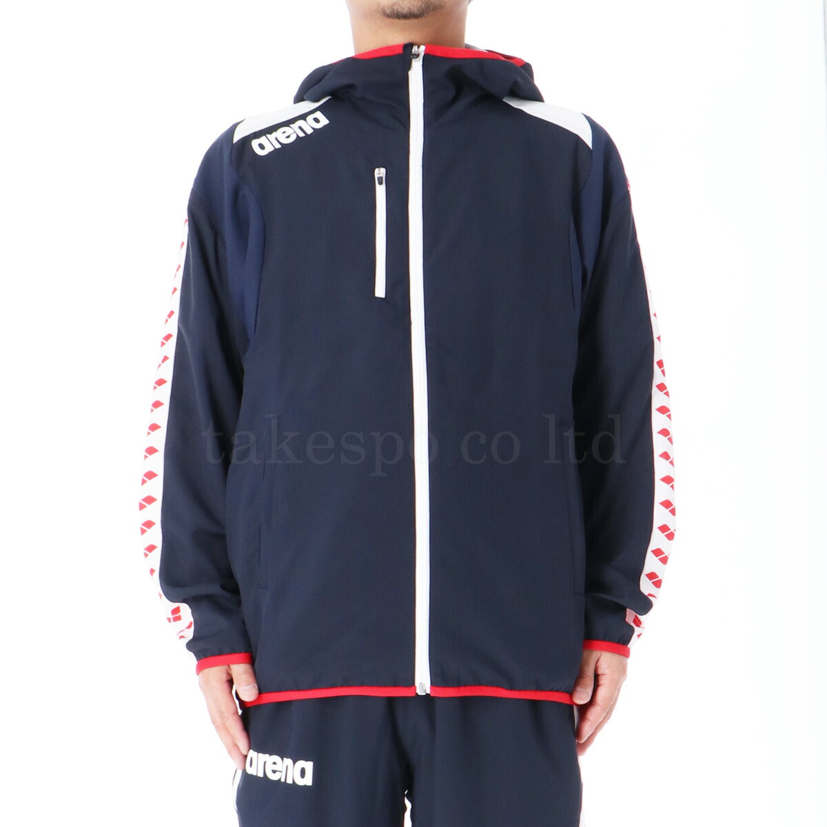 楽天市場】アリーナ ウインドブレーカー 上下 メンズ セットアップ