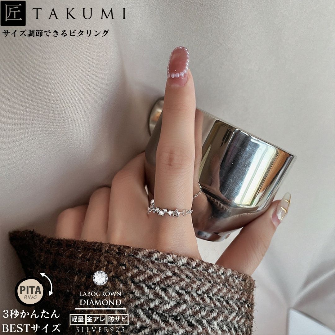 楽天市場】指輪 フリーサイズ チェーンリング リング 星 星座