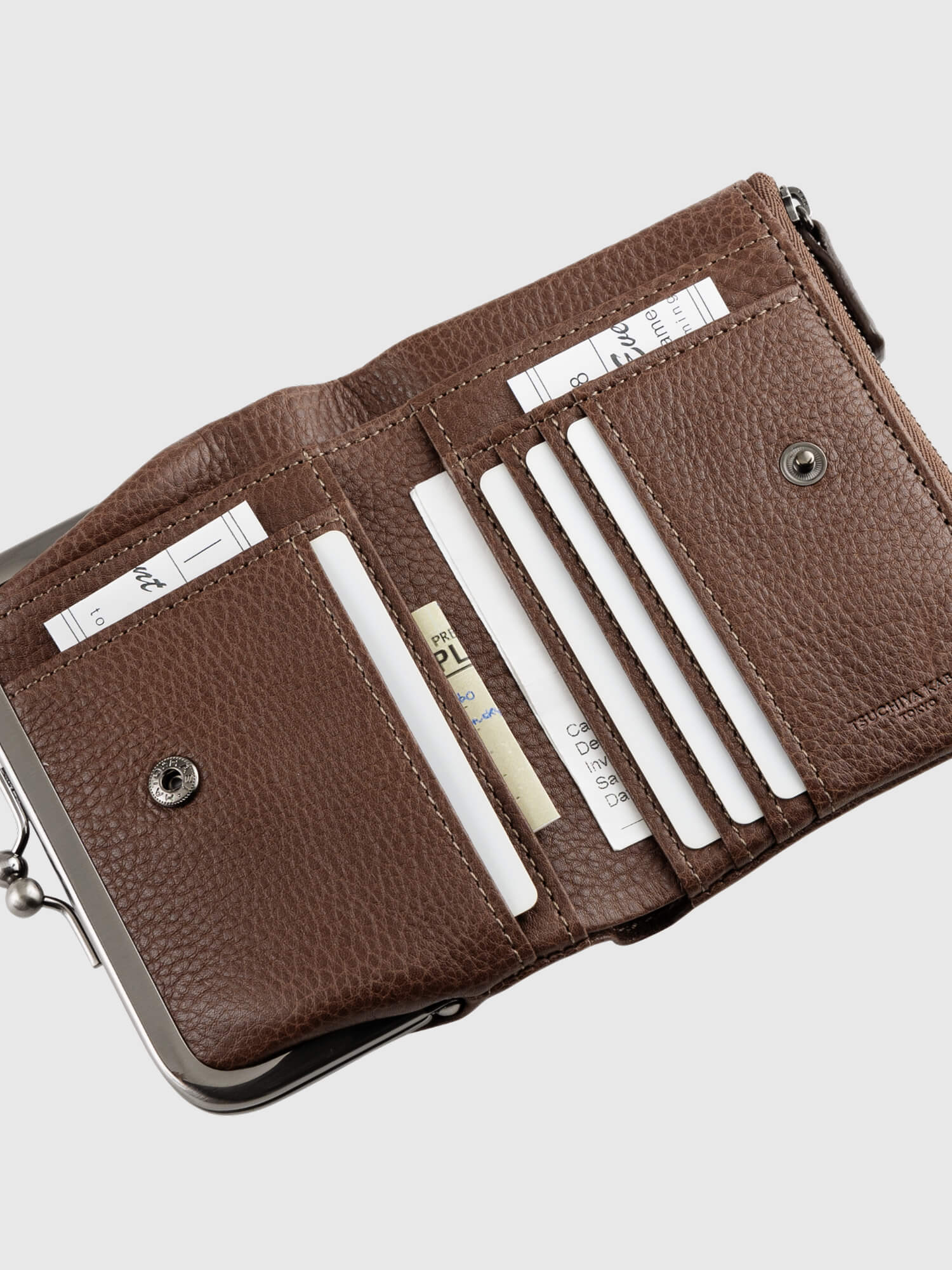 楽天市場】【土屋鞄公式】トーンオイルヌメ がま口ポケット財布 : 土屋