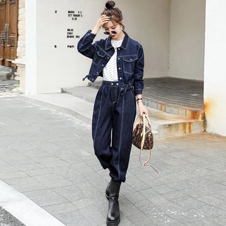 楽天市場】前開き 上下セット セットアップ レディース アンクルパンツ