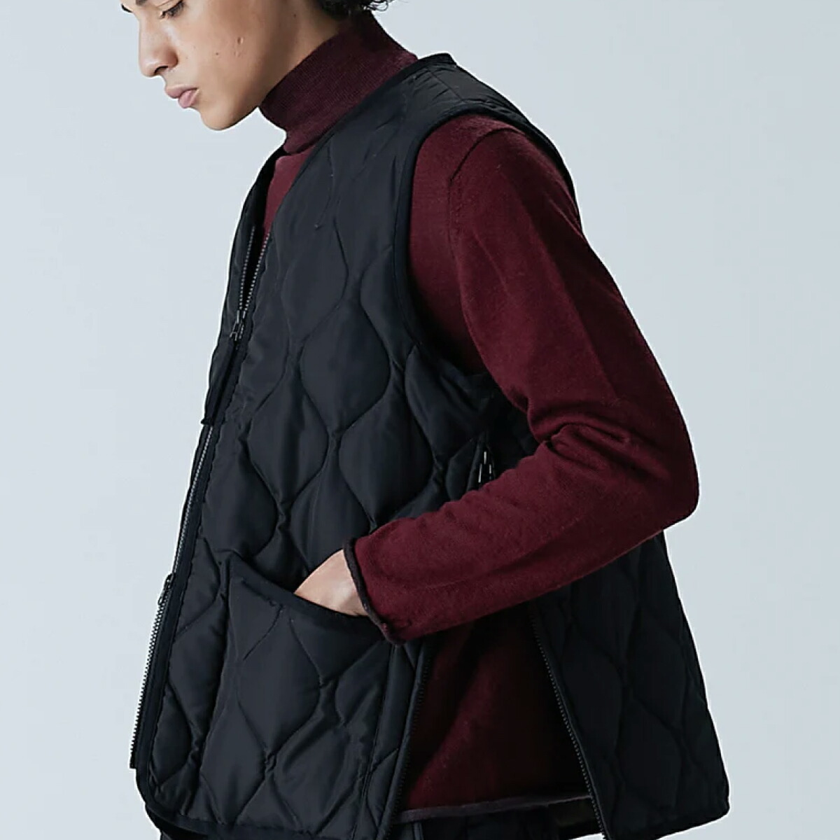 楽天市場】【公式】TAION (タイオン) ミリタリー Vネックジップ ダウン