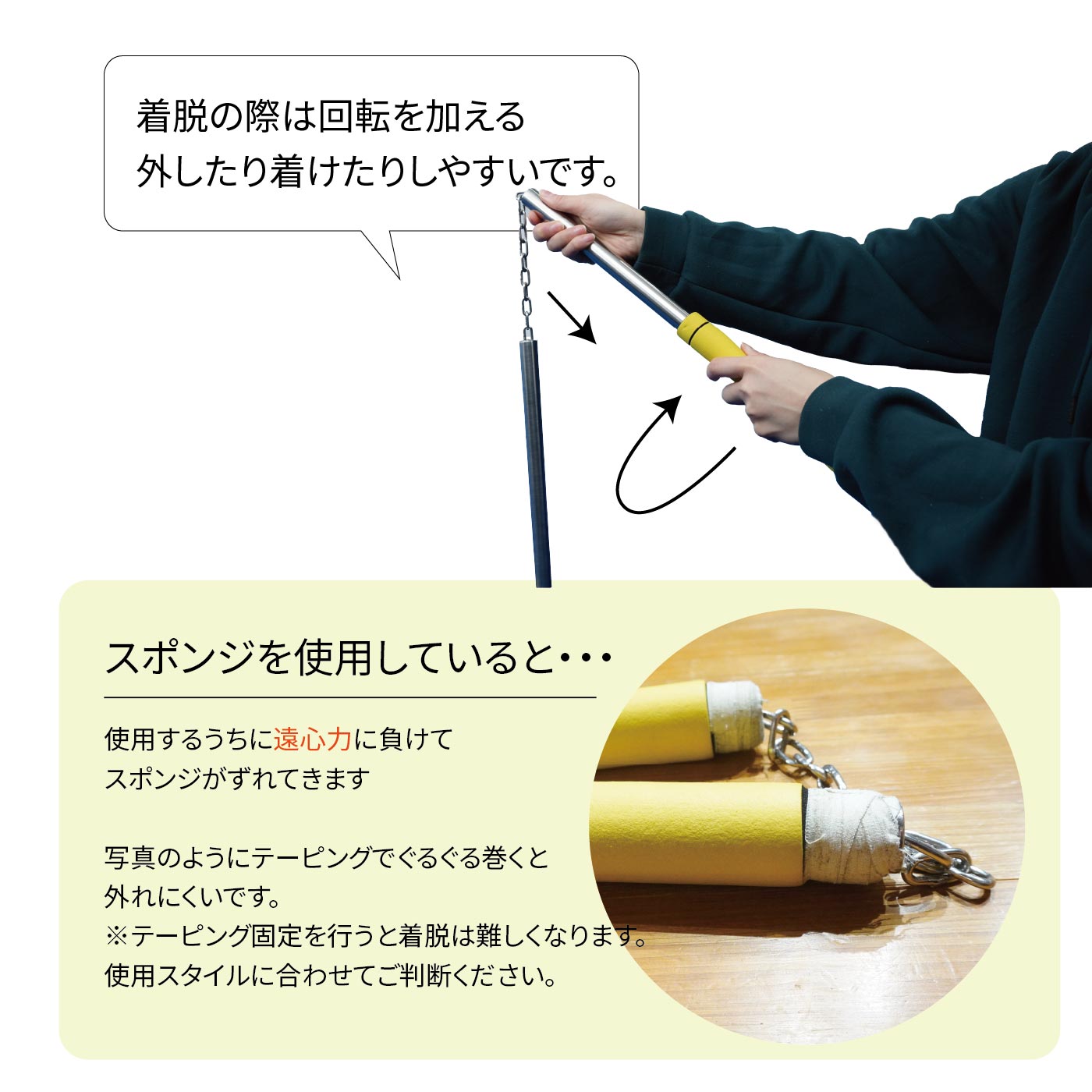 楽天市場】NU01 ヌンチャク 二節棍 双棍 練習用 カンフー 功夫