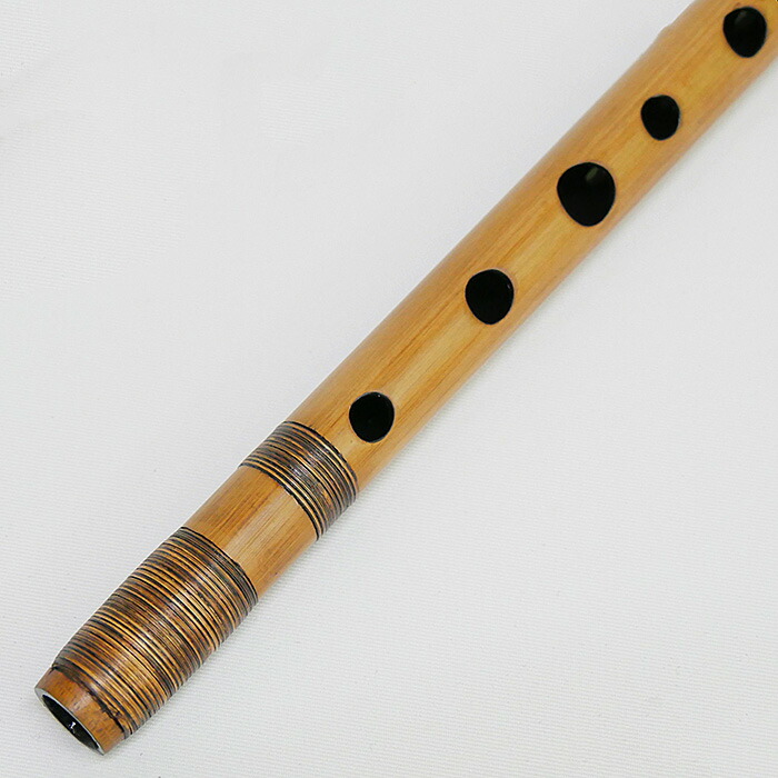 楽天市場】篠笛立平 唄物 7穴 6本調子 7本調子 拭漆 天地巻 和楽器