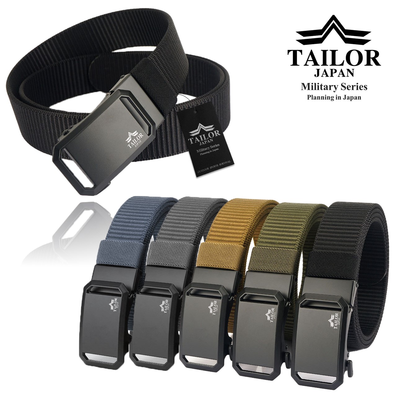 楽天市場】TAILOR JAPAN 新型 オートロックベルト メンズ ベルト