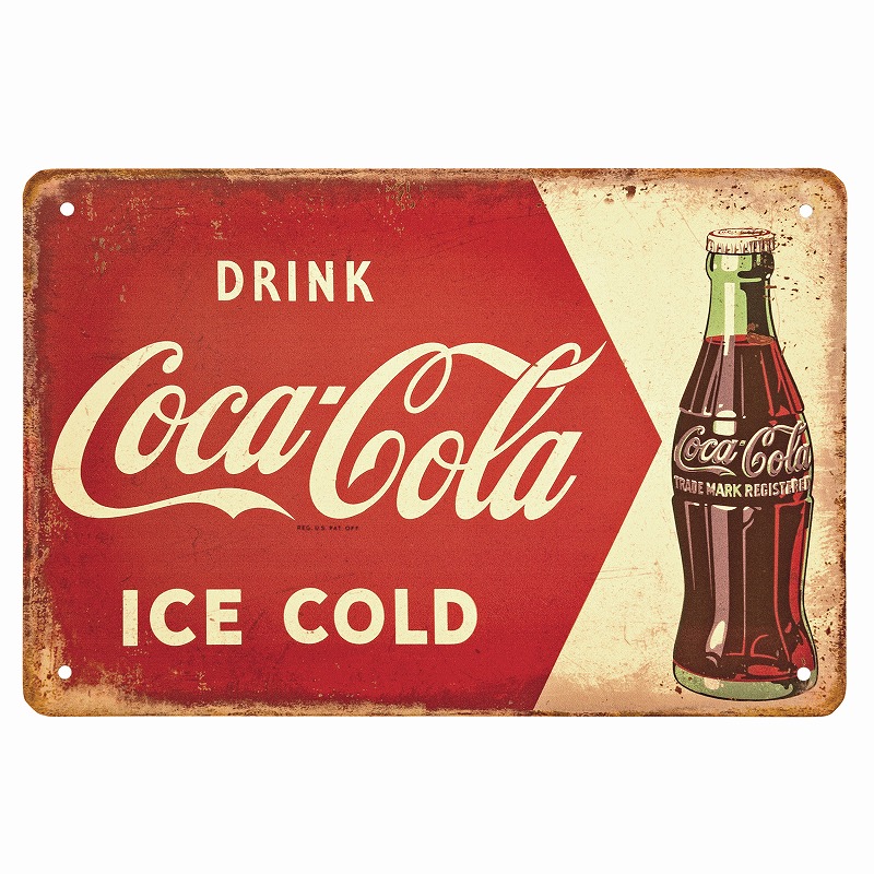 コカコーラパネルブリキ雑貨シトロエンまとめて
