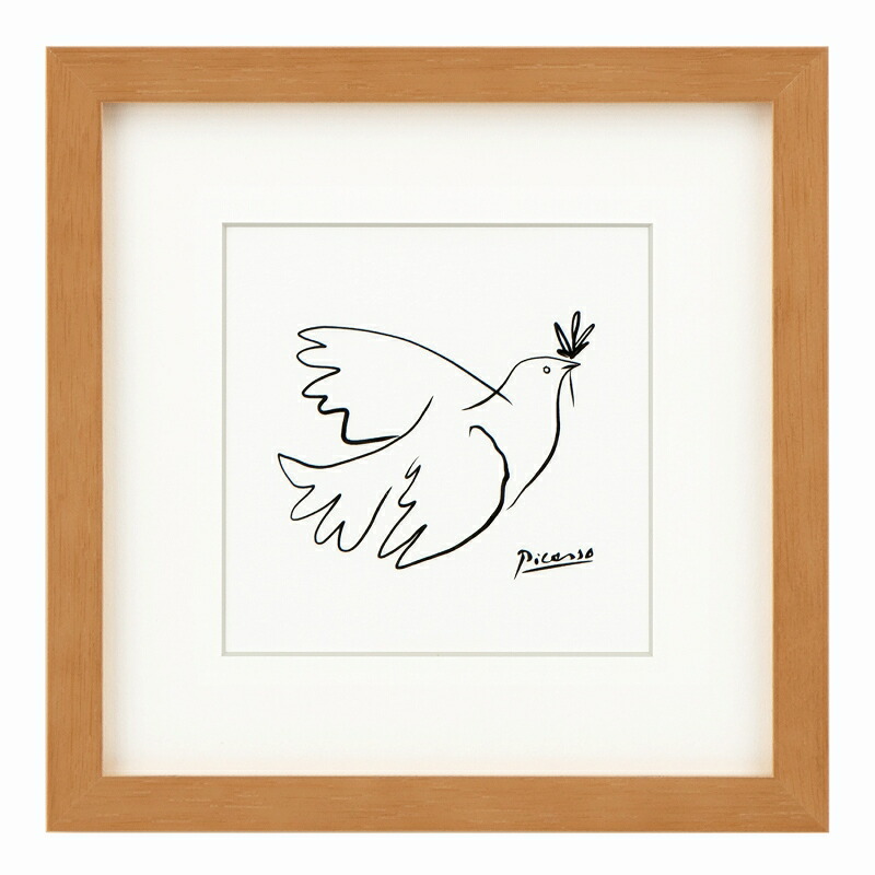 楽天市場】アートパネル パブロ・ピカソ 鳩 動物 22 絵画 インテリア