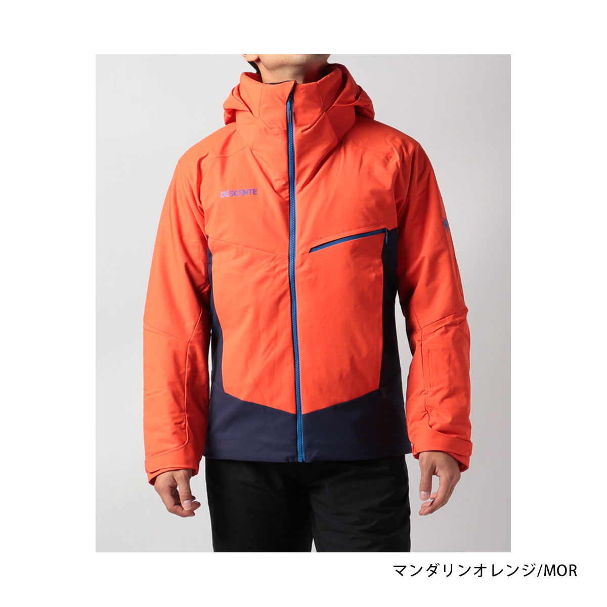 DESCENTE オレンジ スキーウェア 男性用 身長165〜173cm推奨 DESCENTE