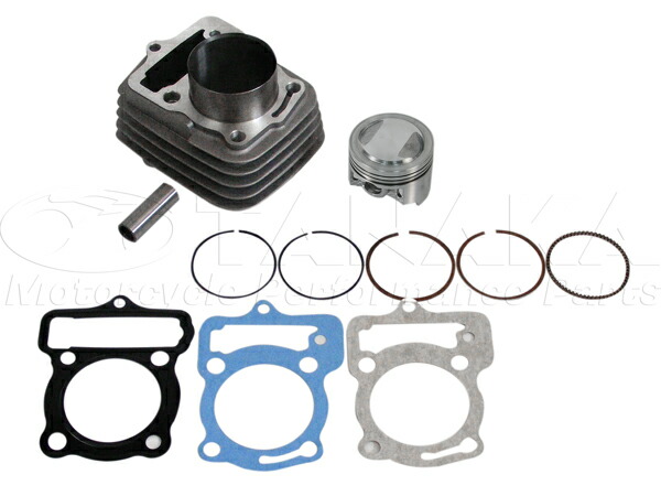 楽天市場】エイプ50用80ccボアアップキット アルミシリンダ≪田中商会