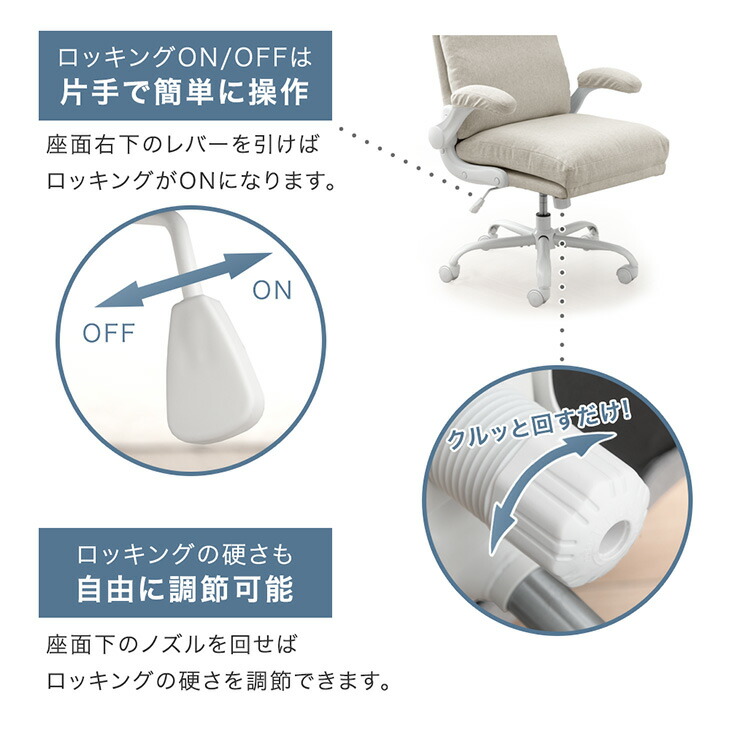 楽天市場】洗える カバーリング デスクチェア 跳ね上げ式 アームレスト