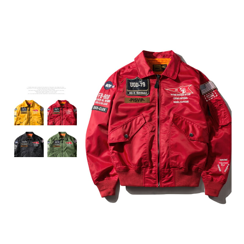 楽天市場】本格派 CWP-36P フライトジャケット レプリカ MA-2 中綿なし