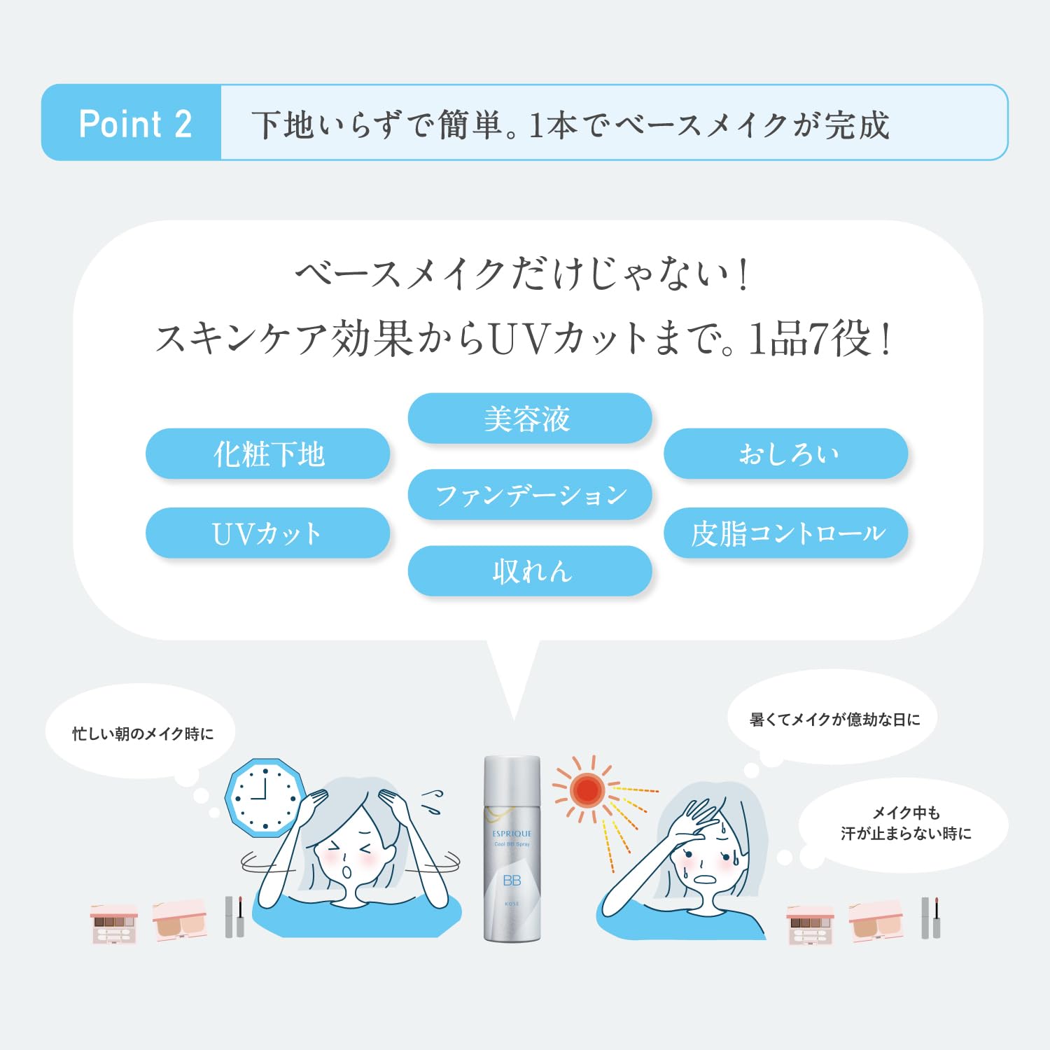 楽天市場】コーセー 限定 ESPRIQUE エスプリーク 冷感タッチ BB