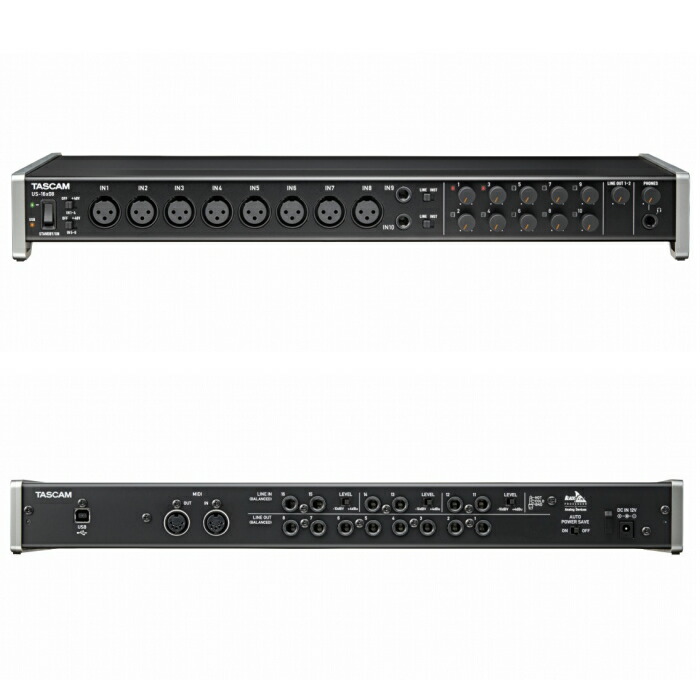 楽天市場】TASCAM オーディオMIDIインターフェース US-16x08の通販
