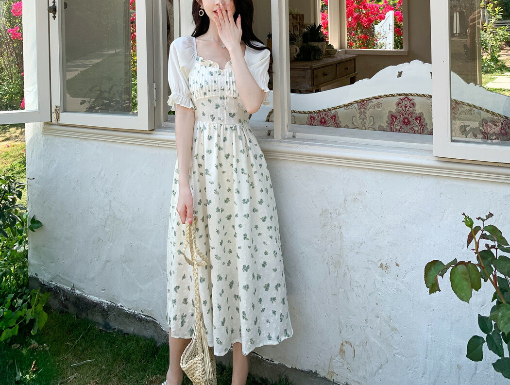 楽天市場】ワンピース 春夏 きれいめ 大人 おしゃれ かわいい 花柄