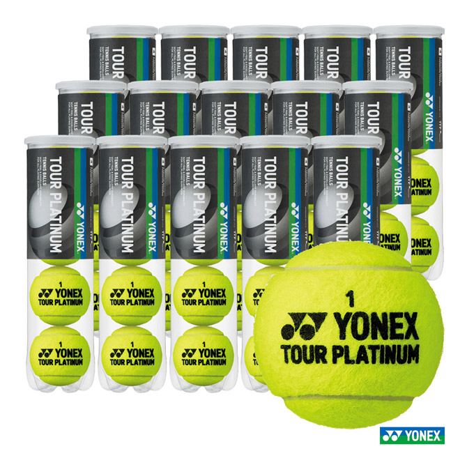 楽天市場】ヨネックス YONEX テニスボール TOUR PLATINUM（ツアー