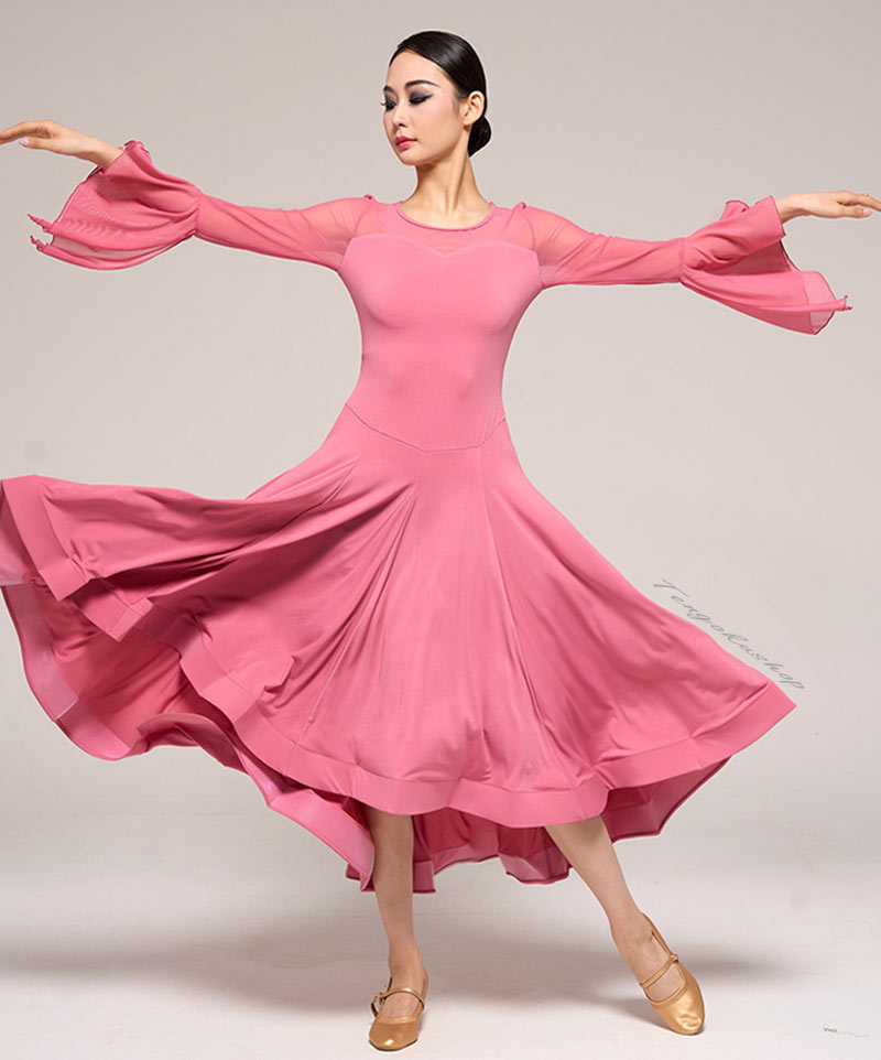 楽天市場】社交ダンスドレス 胸パット付き モダンダンス 社交ダンス