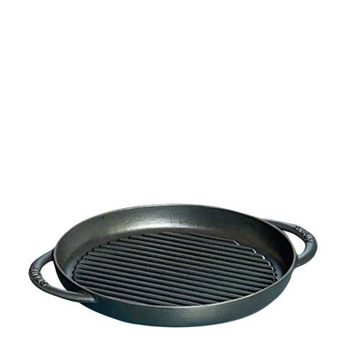 ストウブ IH対応 ピュアグリル ラウンド 22cm [ブラック] (フライパン