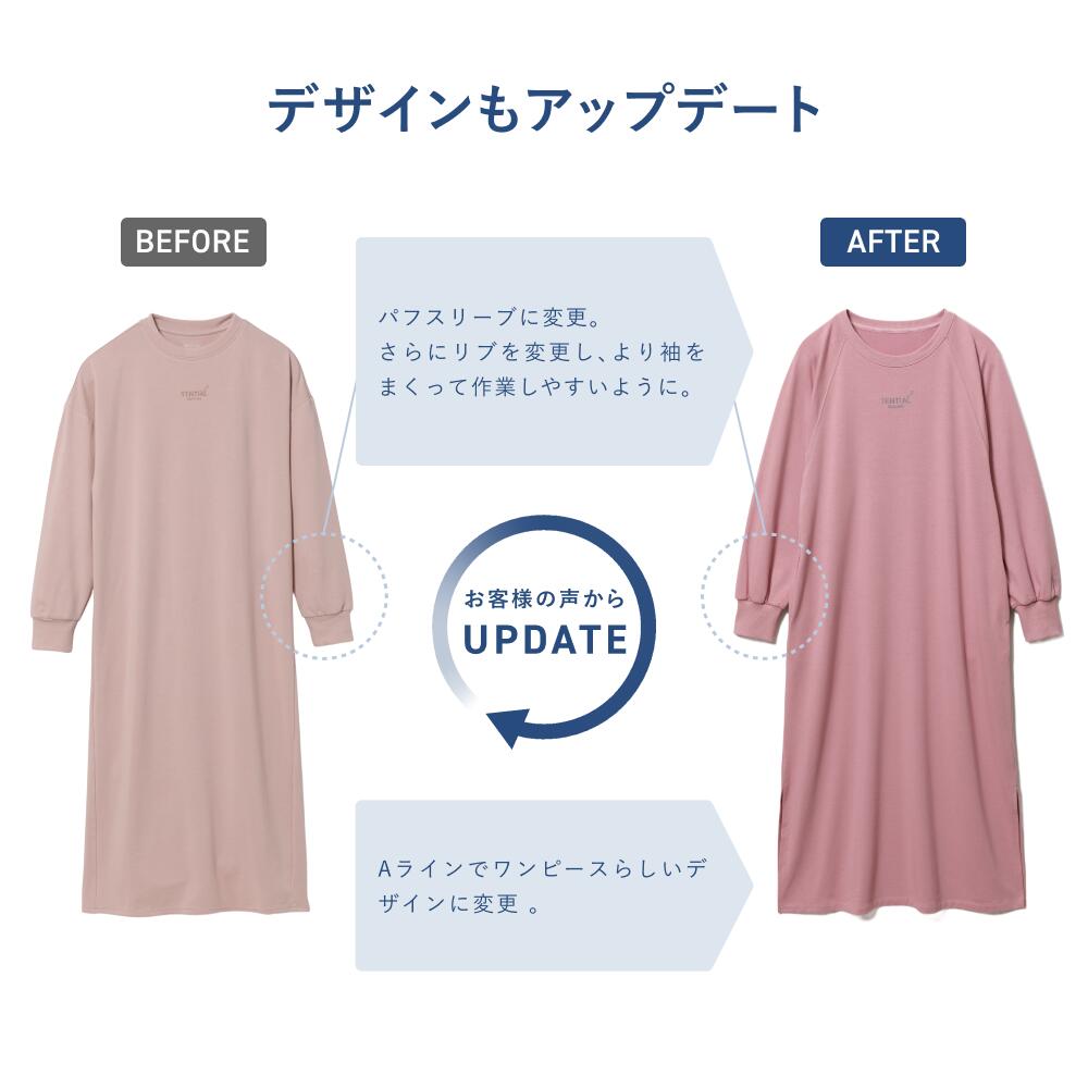 楽天市場】【TENTIAL 公式】BAKUNE スウェット ウィメンズ ワンピース