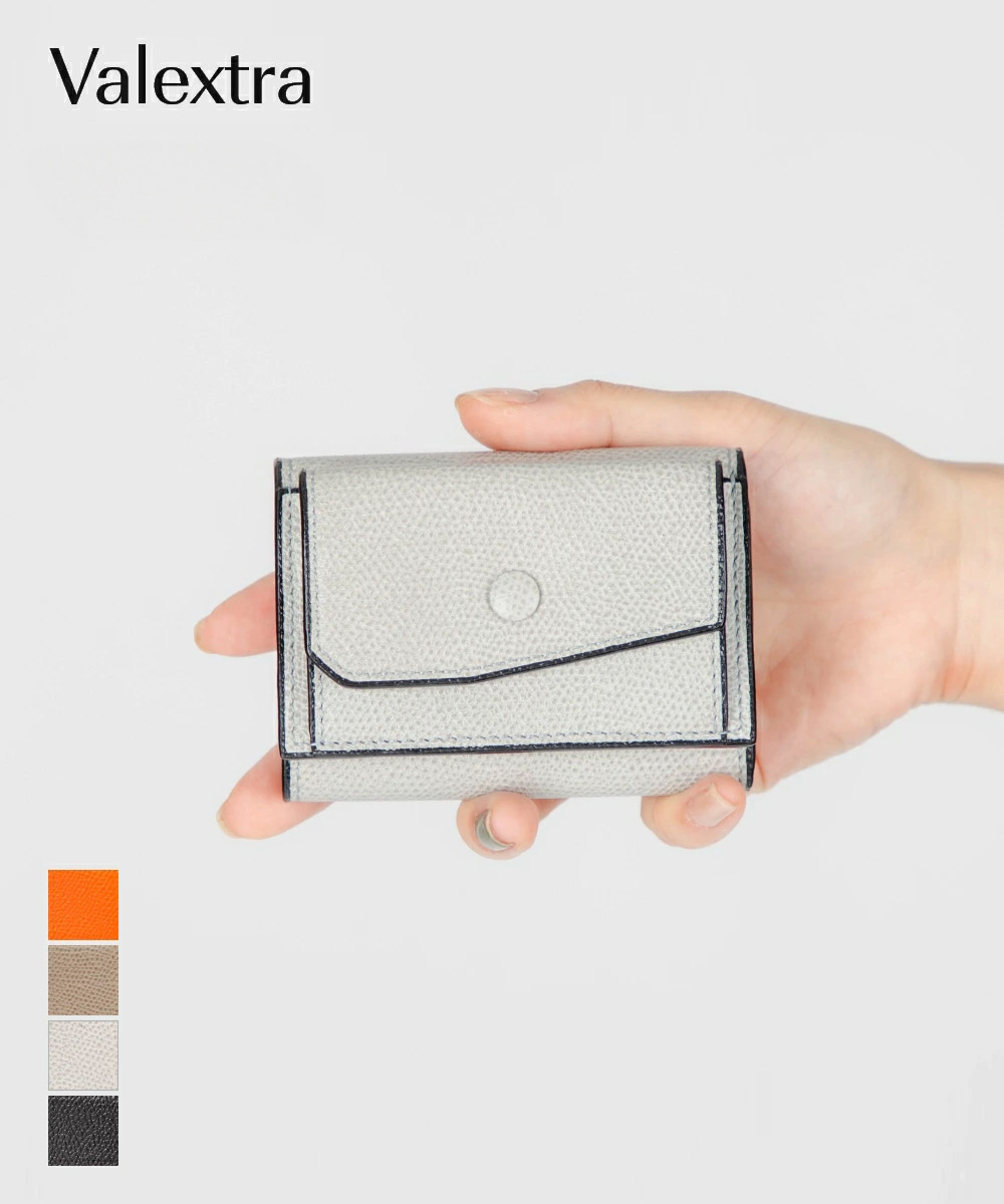 楽天市場】ヴァレクストラ VALEXTRA V8L26 028 三つ折り財布 3CC COINS