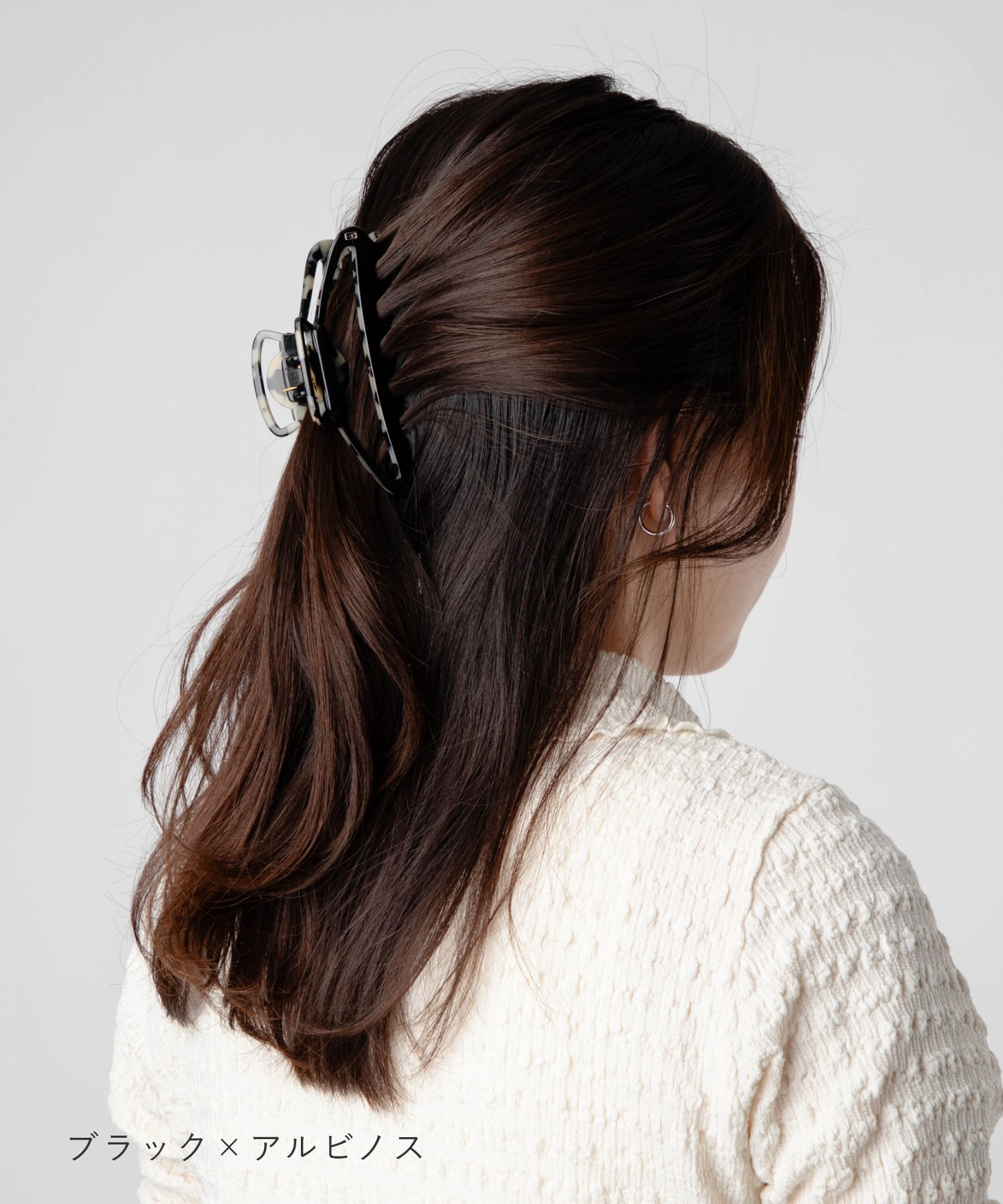 お受験☆アレクサンドル ドゥ パリ ヘアクリップ（L）ストーン付き お