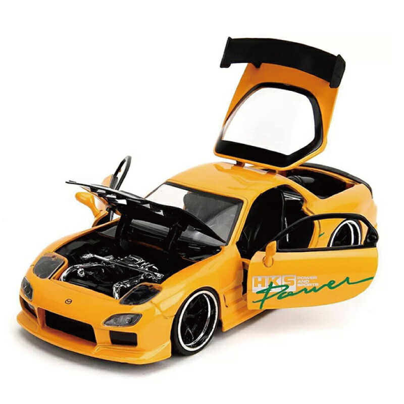 楽天市場】JADATOYS JDM TUNERS[ 1993 MAZDA RX-7 HKS Yellow ]JADA