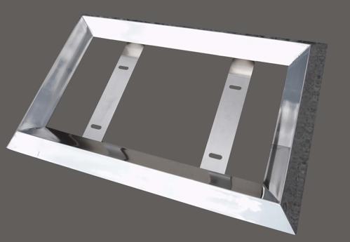 楽天市場】ステンレスナンバー枠50角おこし 大型 : トラックアート歌麿