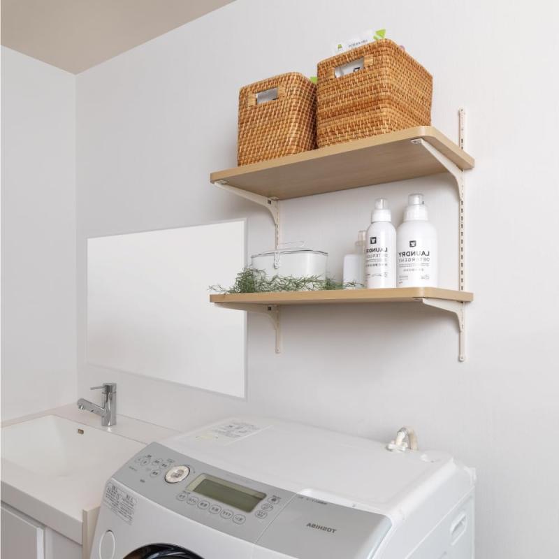 楽天市場】ランドリー可動棚 南海プライウッド（日用品雑貨・文房具